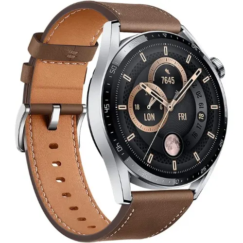 Huawei Watch GT 3 46mm Smartwatch – 1.43″ Amoled Colour Screen – GPS/ Bluetooth – Brown – DSCL NG